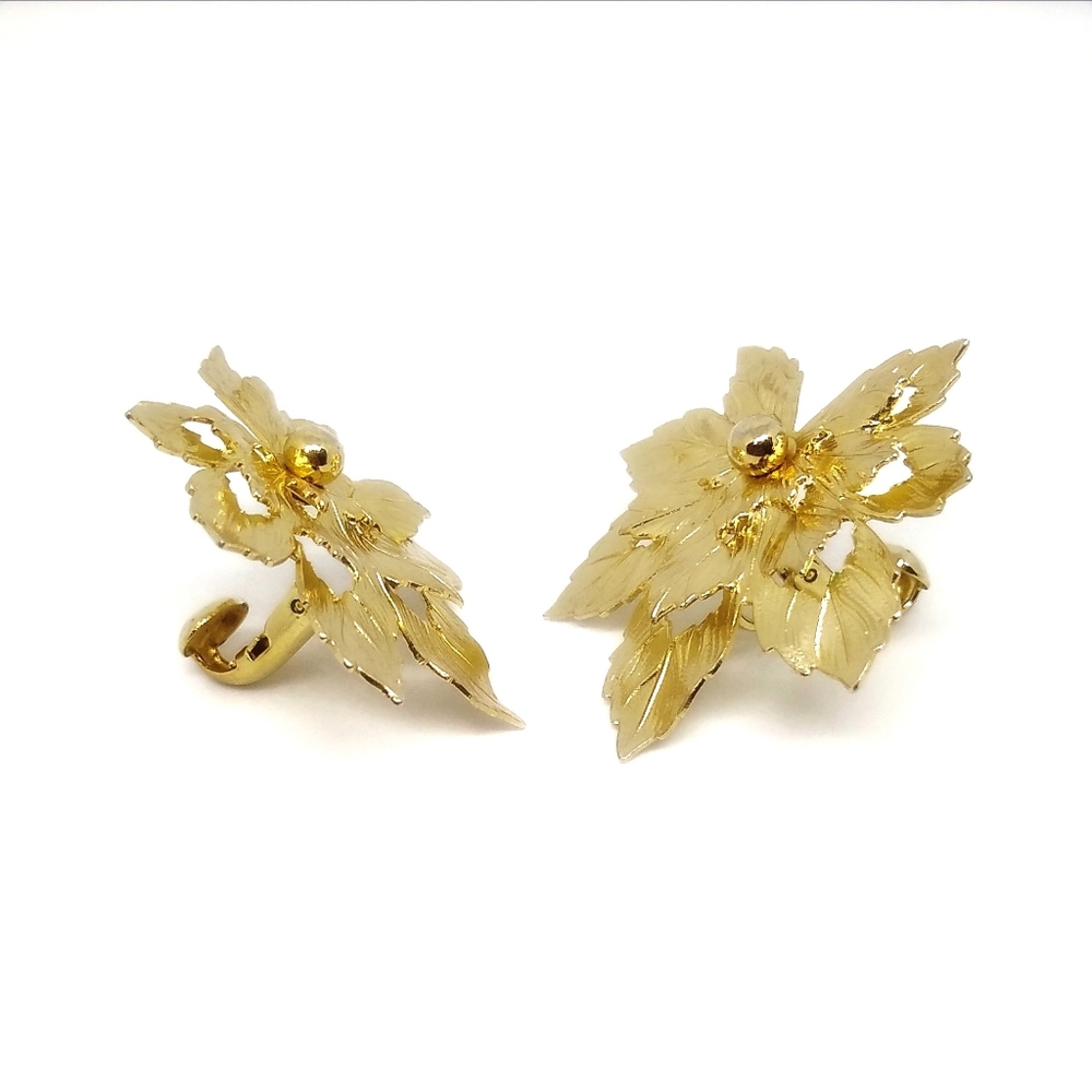 Large Flower Bloom Earrings - image 2